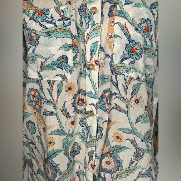 Anthropologie Pilcro The‎ Romy Relaxed Button down Blouse XXS Oversized - Picture 9 of 13